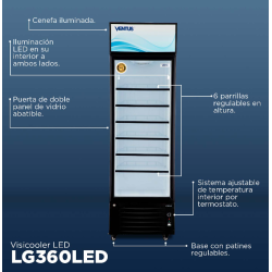 Visicooler 360lts Frio Estatico